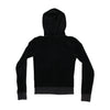 Juicy Couture Black Velour Zip Up Hoodie