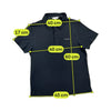 Polo Calvin Klein preto com logótipo