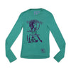 Thread Needle Graphic Long Sleeve T-shirt