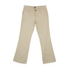 Dickies Mid-Rise Slim Fit Bootcut Cotton Blend Twill Khaki Work Pants