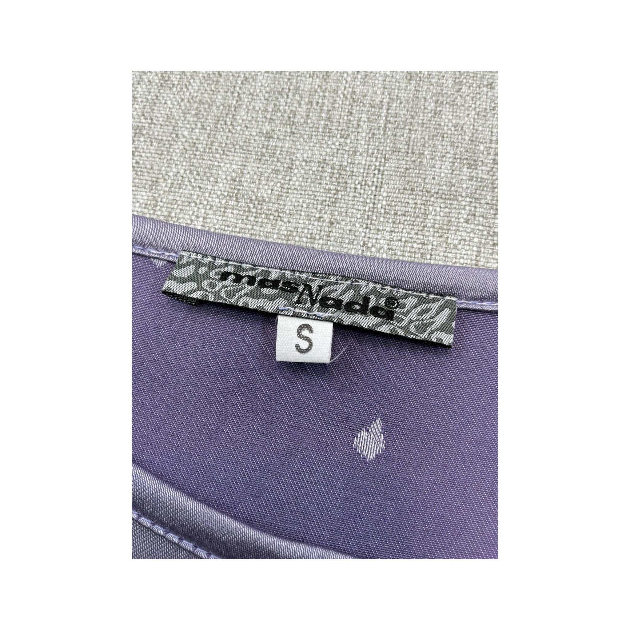 Y2K Lavender Paisley Floral Tie Waist Midi Skirt