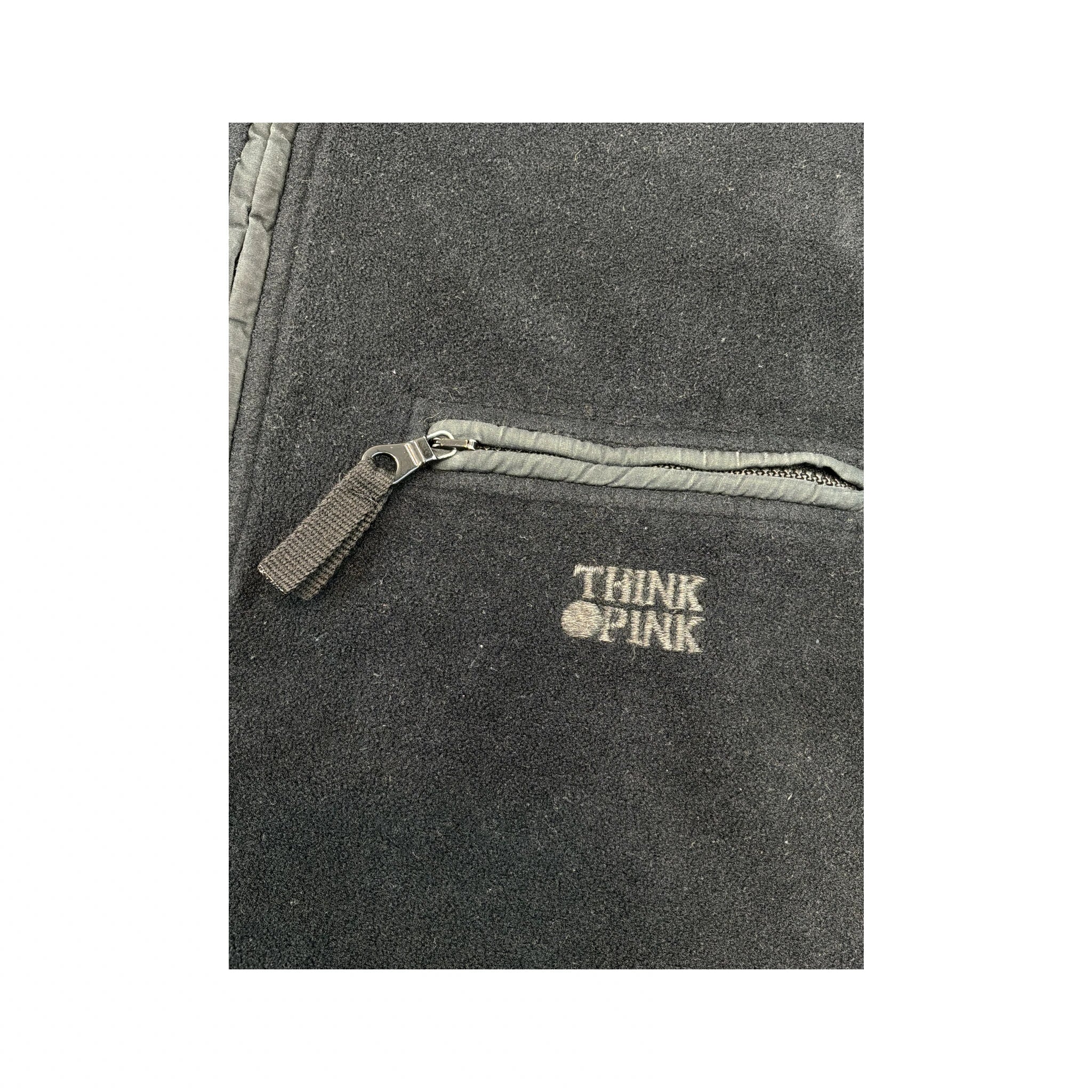 Polar Think Pink vintage preto com Meio Fecho