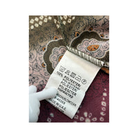 Blusa 2B Rainbow Collection com decote em V, Bainha Assimétrica e estampado Paisley