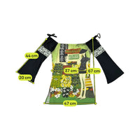 Custo Barcelona Graphic Market Print Bell Sleeve Blouse