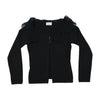 Blumarine Ruffle Collar Knit Cardigan