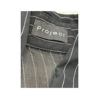 Project Black Pinstripe Collared Blouse