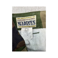 Compagnia dei Marines Woodland Camo Cotton Cargo Shorts