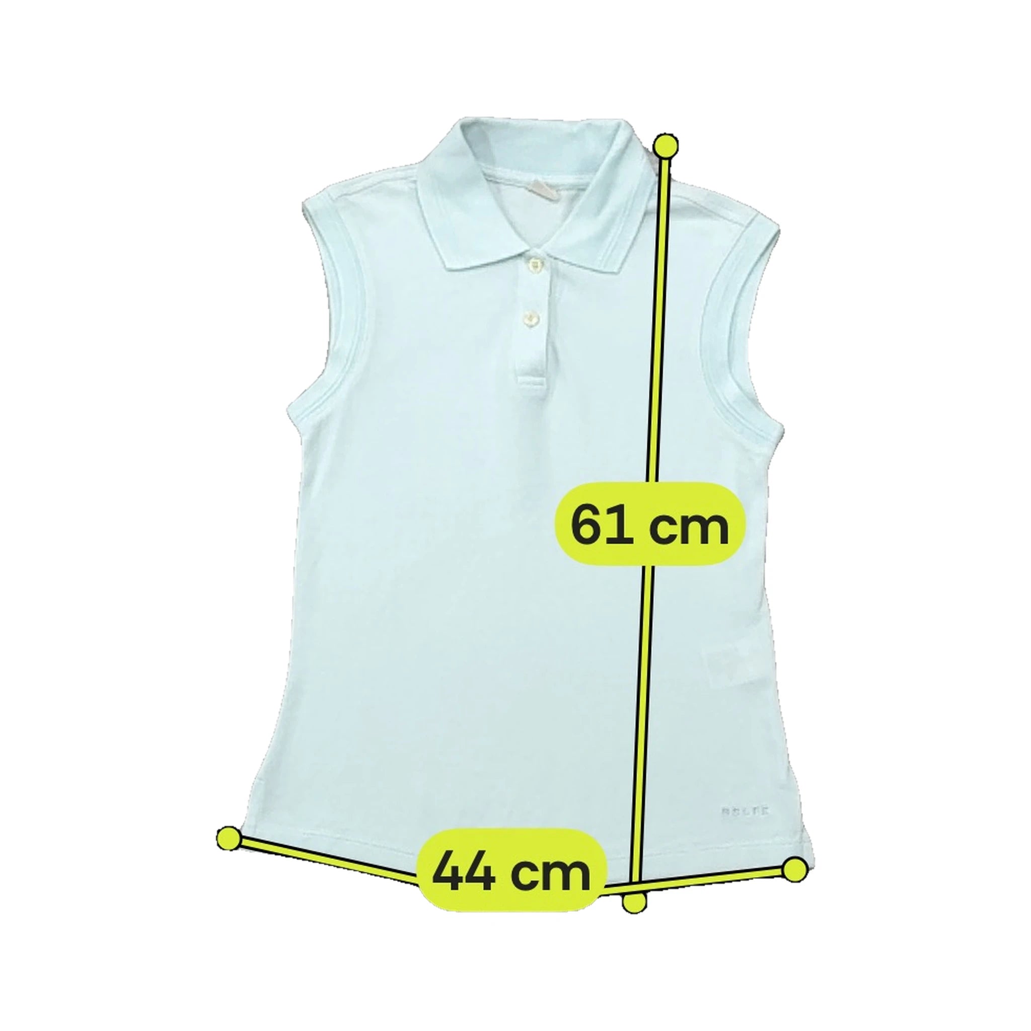Belfe Sleeveless Cotton Pique Polo Shirt