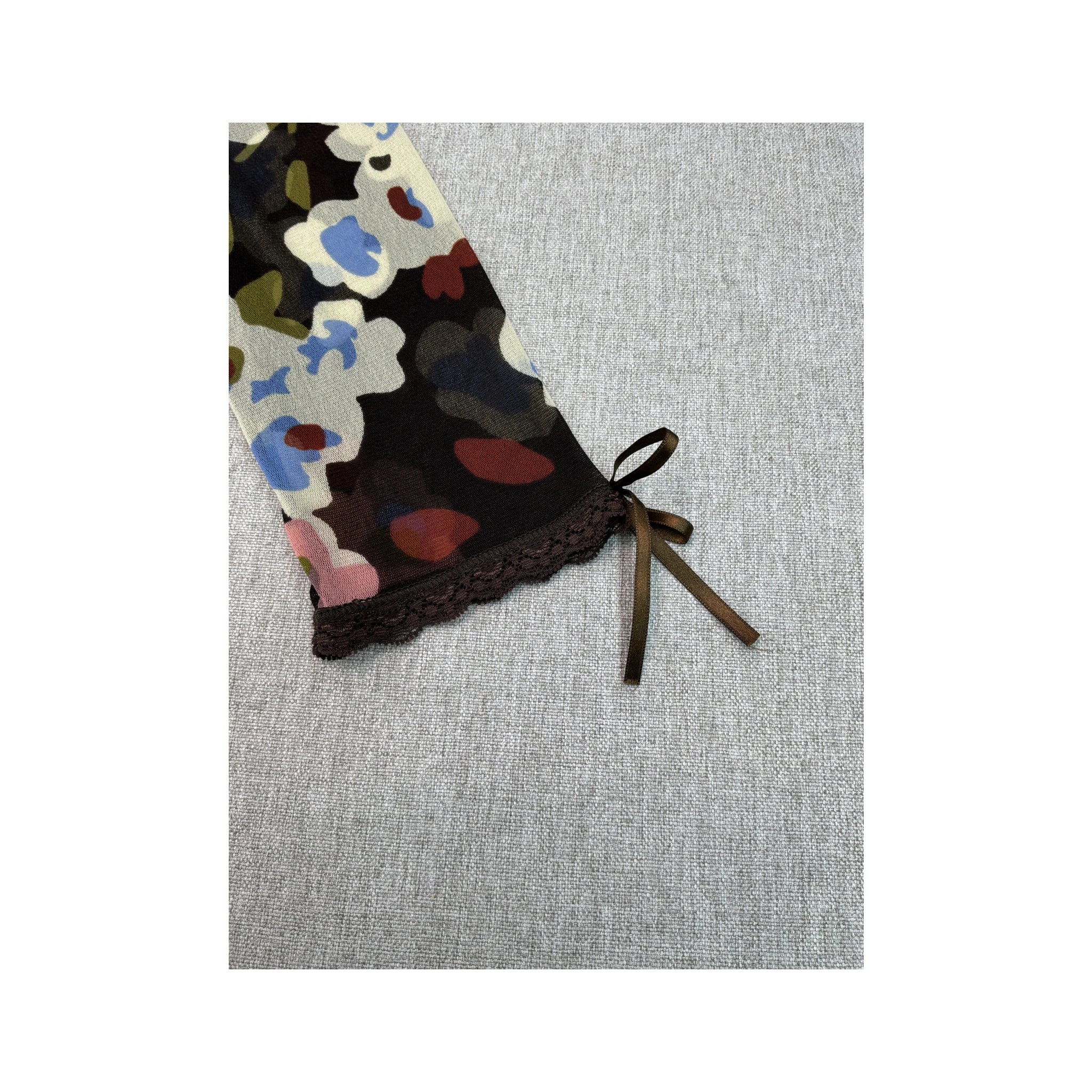 janine...ohl Floral Mesh Mini Dress
