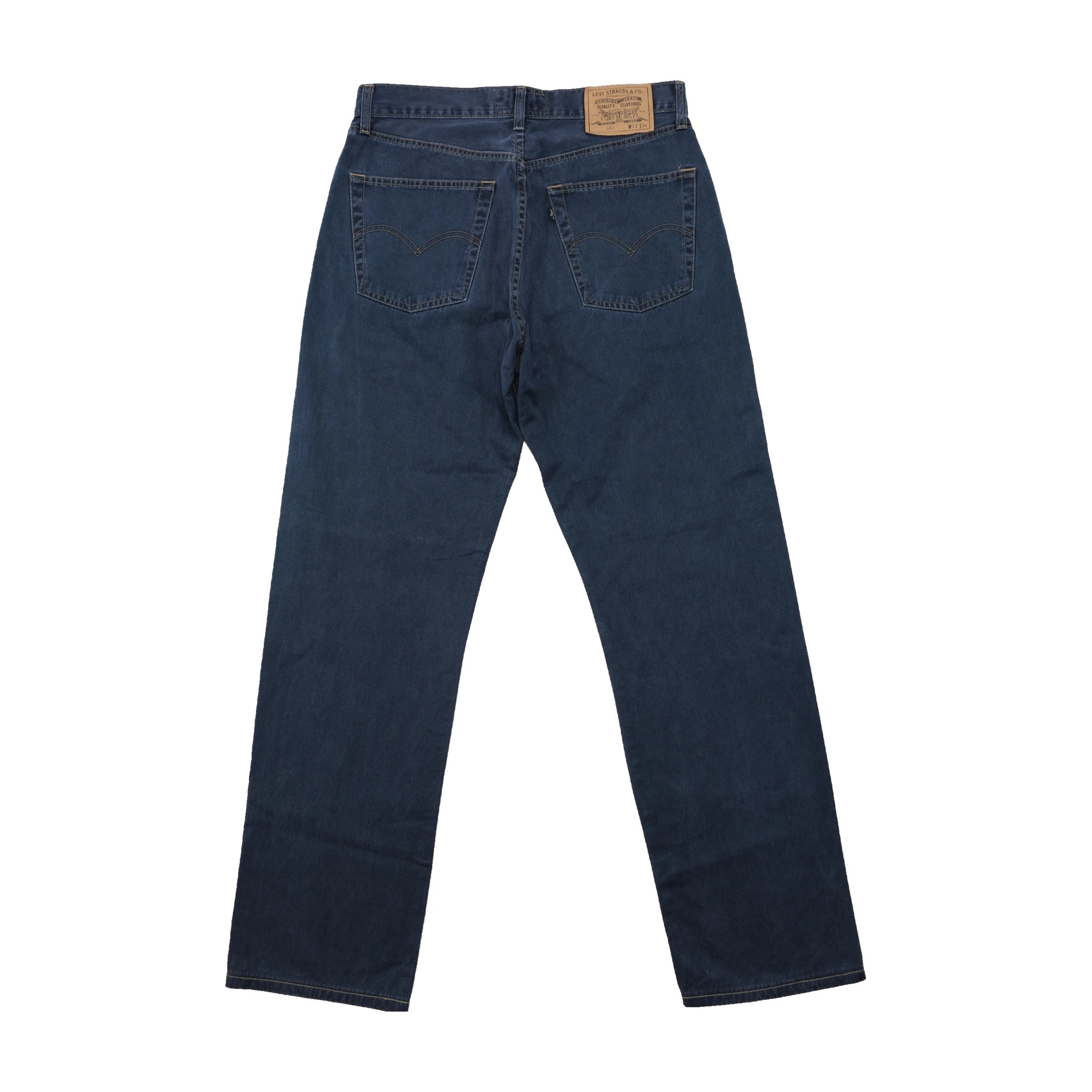 Calças de ganga Levi’s 451 em ganga de Lavagem Escura