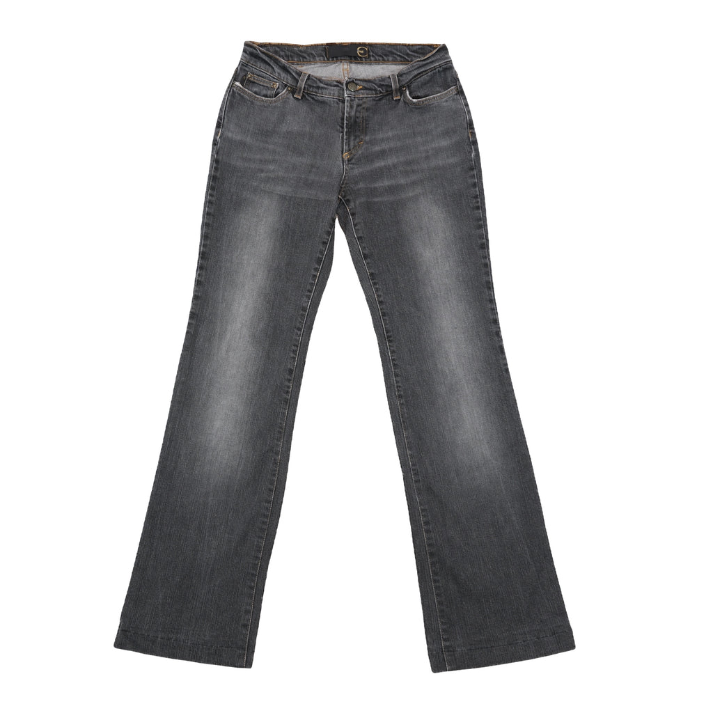 Just Cavalli Gray Faded Bootcut Jeans