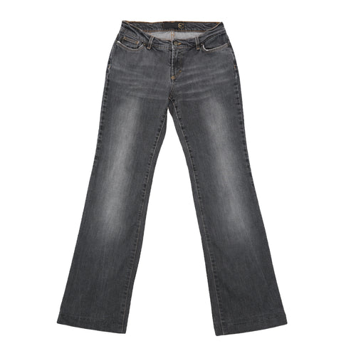 Just Cavalli Gray Faded Bootcut Jeans