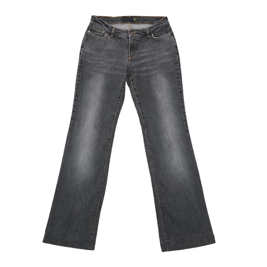 Just Cavalli Gray Faded Bootcut Jeans
