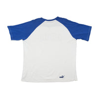 Puma Blue White Raglan Logo T-shirt