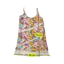 Made in Italy Abstract Animal Print Slip Dress