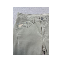 Marithé + François Girbaud Beige Embroidered Flap Pocket Five-Pocket Jeans
