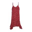Floral Handkerchief Hem Slip Dress (Repriced)