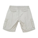 Vintage Beige Utility Cargo Shorts