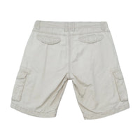 Vintage Beige Utility Cargo Shorts