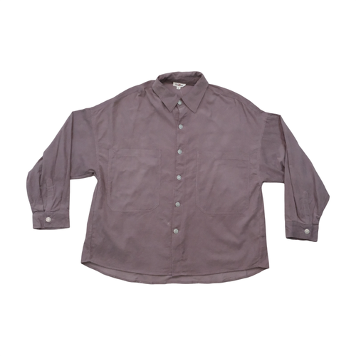 Geegee Textured Oversized Button-Up Shirt