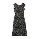 Penny Pull Sheer Mesh Floral Midi Dress
