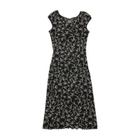 Penny Pull Sheer Mesh Floral Midi Dress