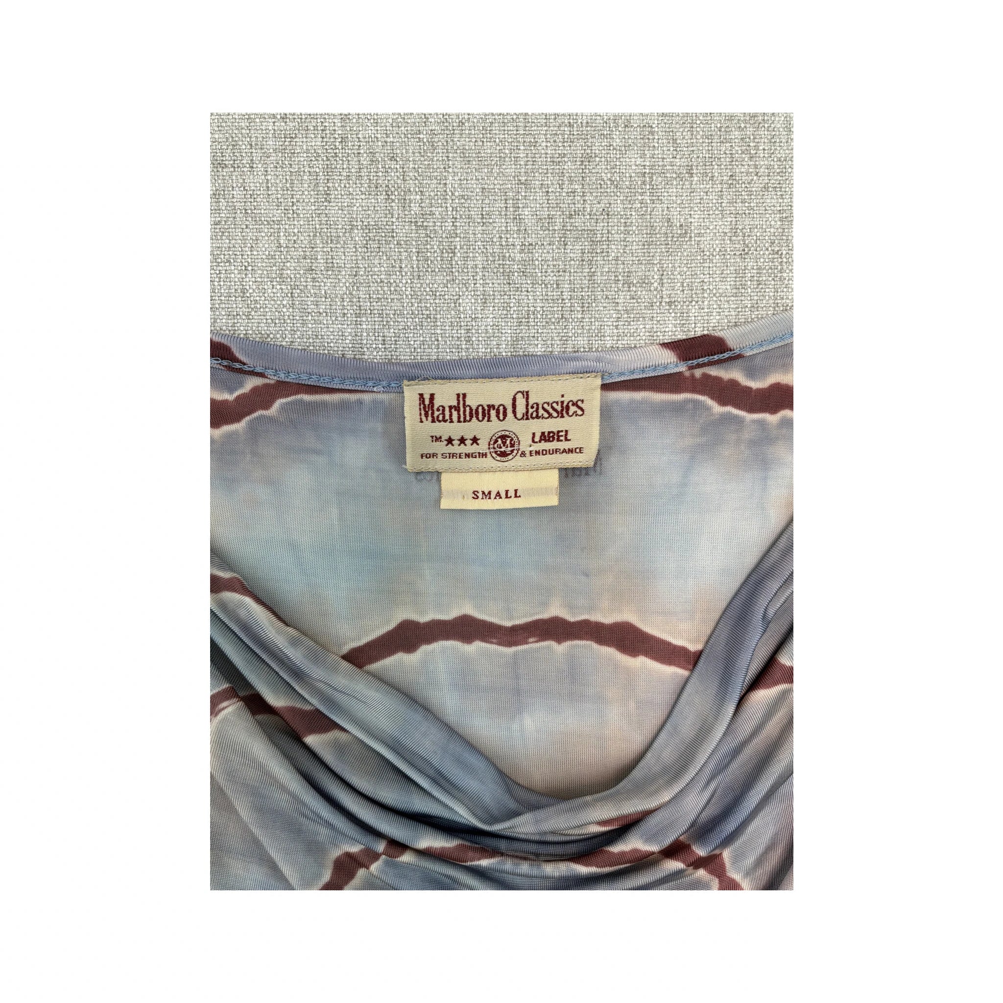 Marlboro Classics Tie-Dye Scoop Neck T-shirt
