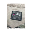 Think Pink Textured Quarter Zip Wool Blend Sweater
