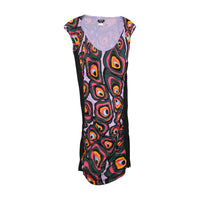 Miss Sixty Collection Psychedelic Print Ruched Dress