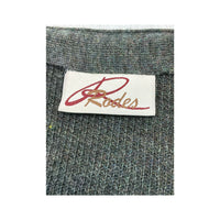 Rodes Vintage Geometric Pattern Virgin Wool Sweater Vest