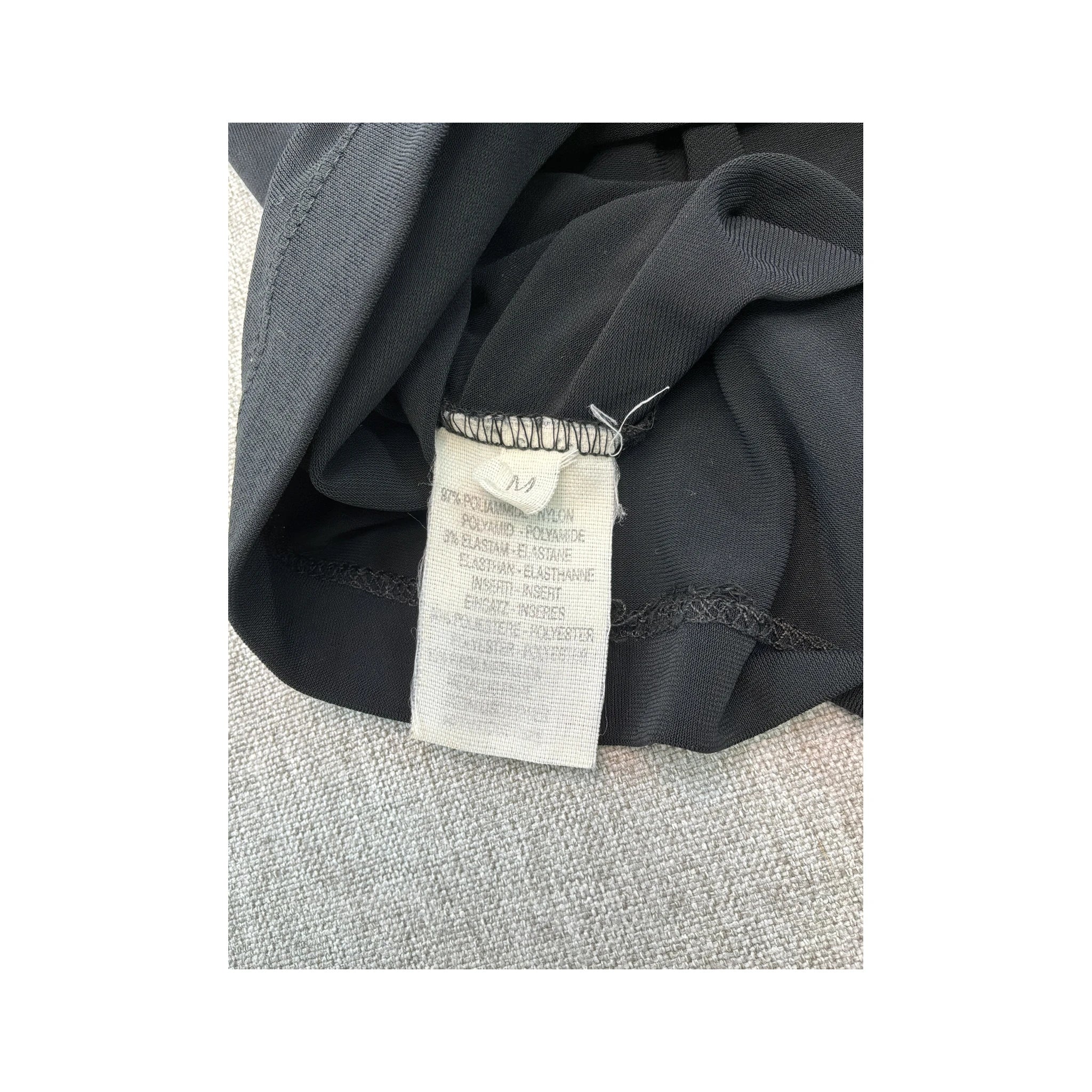 Bibiko Glitter Trim Bell Sleeve V-Neck Blouse