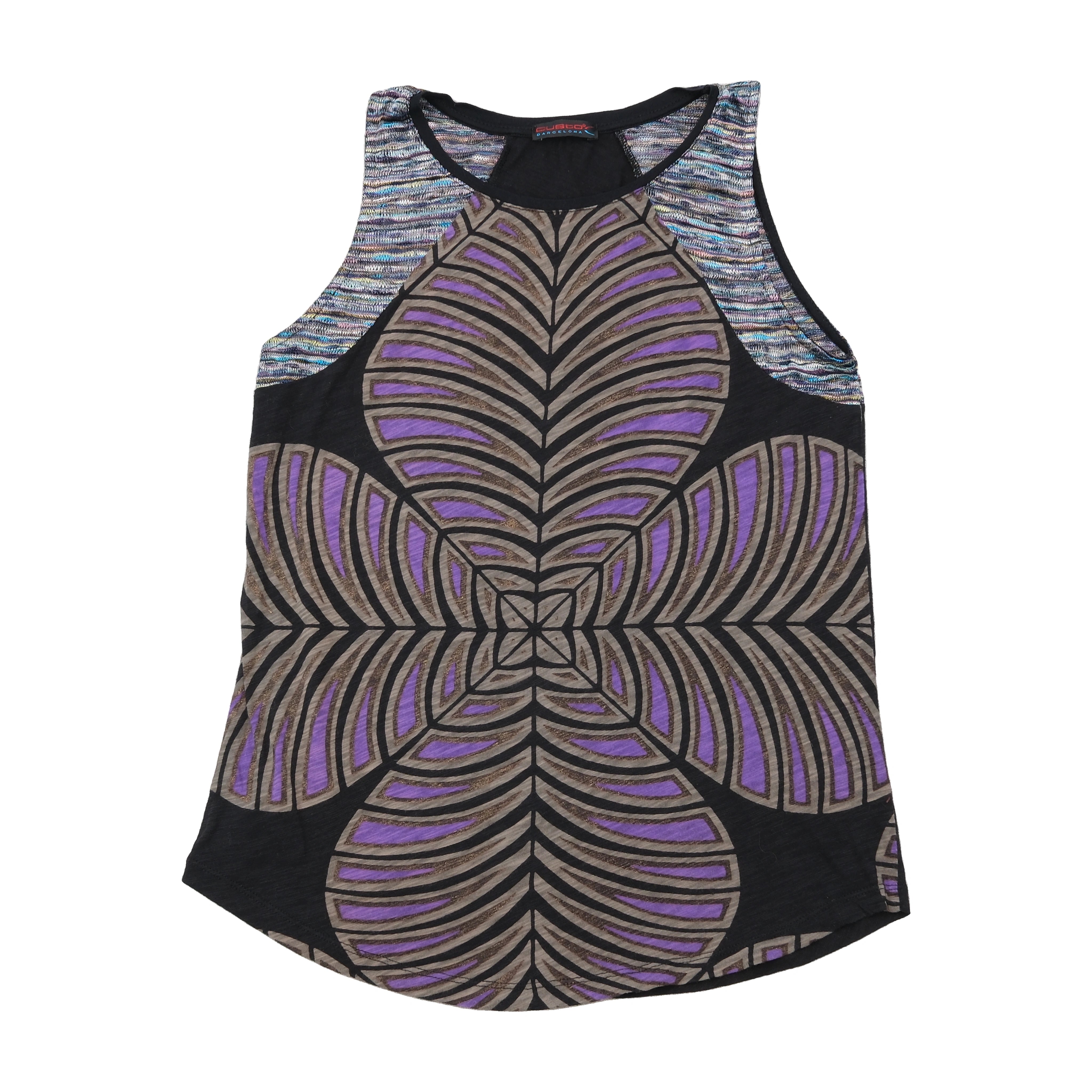 Custo Barcelona Geometric Print Tank Top
