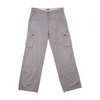 Infinity Man Gray Cotton Utility Cargo Pants