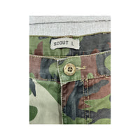 Scout Woodland Camo Cotton Cargo Shorts