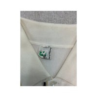 Vintage Italian Contrast Piped Knit Polo Shirt