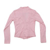 Coconuda Asymmetric Rhinestone Trim Blouse