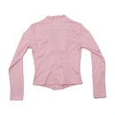 Coconuda Asymmetric Rhinestone Trim Blouse