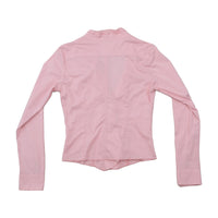 Coconuda Asymmetric Rhinestone Trim Blouse