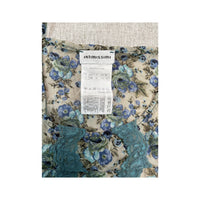 Intimissimi Blue Floral Lace Trim Tank Top
