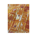 Angelo Litrico Vintage Geometric Print Cotton Button Up Shirt