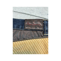 Pepe Jeans London Patchwork Denim Corduroy Skirt