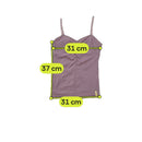 KAOS Ruched Cotton Spaghetti Strap Blouse (repriced)