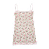 Moschino Lingerie Floral Embroidered Mesh Lace Trim Tank Top
