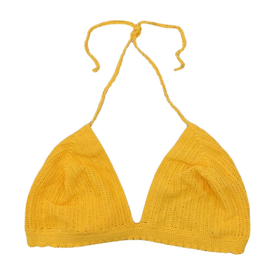 Crochet Halter Knit Bra Top