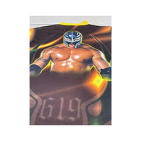 Vintage Rey Mysterio All-Over Print Mesh Shirt