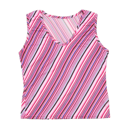 Striped V-Neck Tank Top