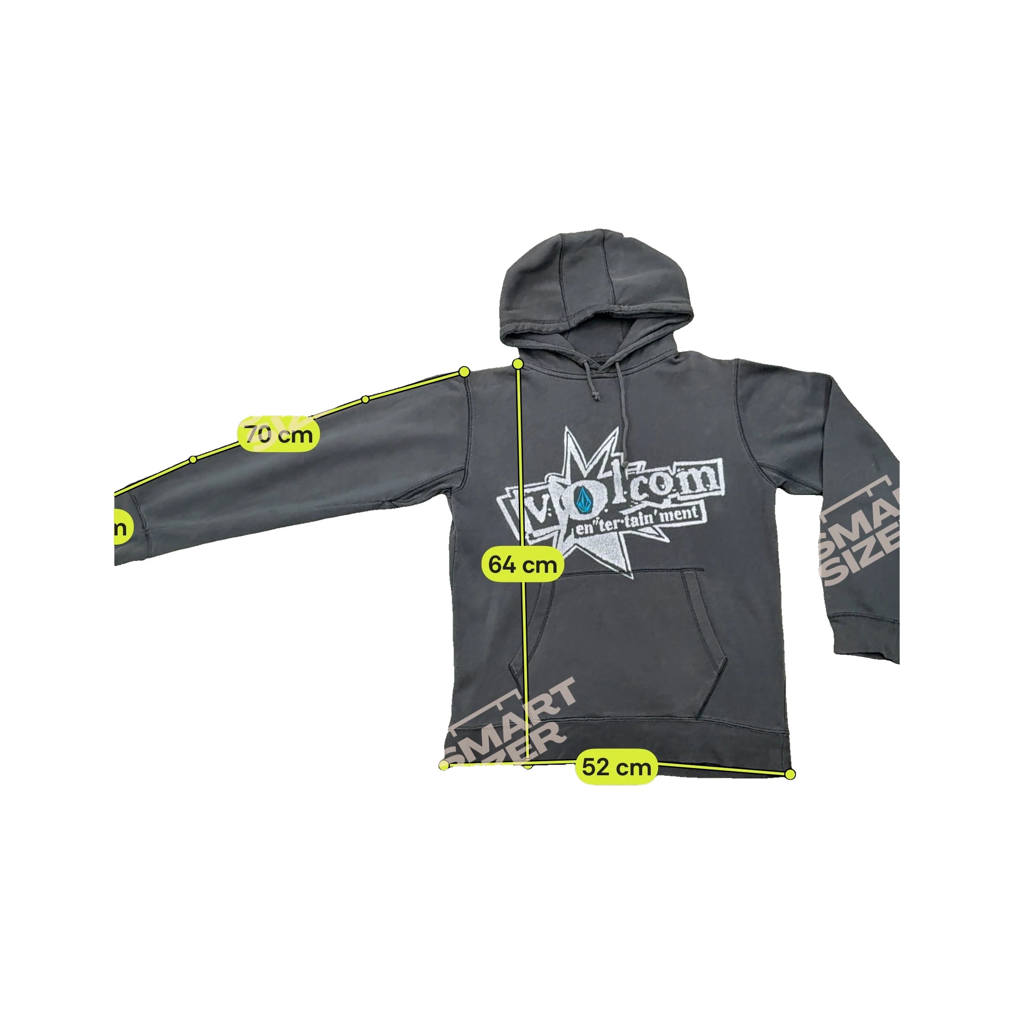 Sweatshirt com capuz Polar Volcom em Mistura de algodão com estampado gráfico