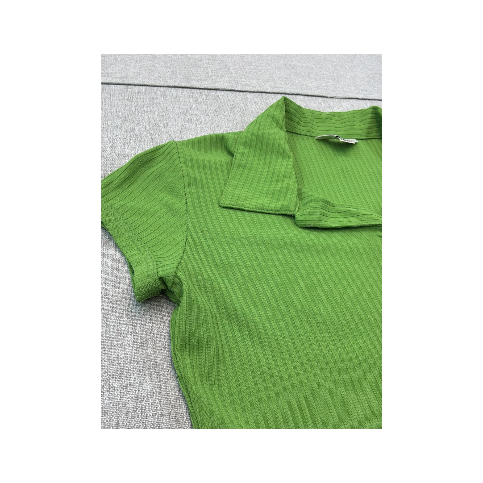 Guess Ribbed Short Sleeve Polo