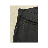 Armani Jeans Dark Wash Cotton Straight-Leg Five-Pocket Jeans