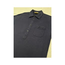 Angelo Litrico Tonal Pinstripe Cotton Polo Shirt